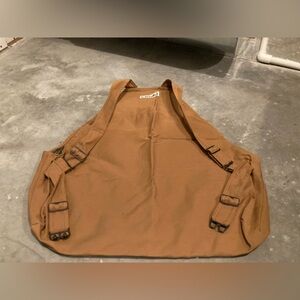 Walls brown canvas bib apron adjustable buckle hunting gear ultimate strap vest